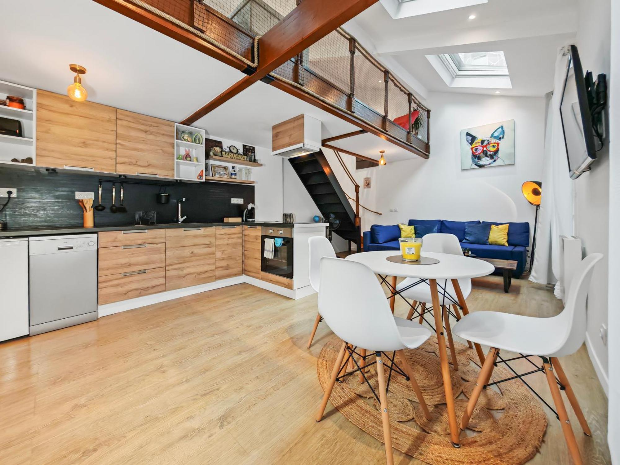 Loft Duplex A 2 Min De Paris - Parking Gratuit Apartment Le Pré-Saint-Gervais Exterior foto