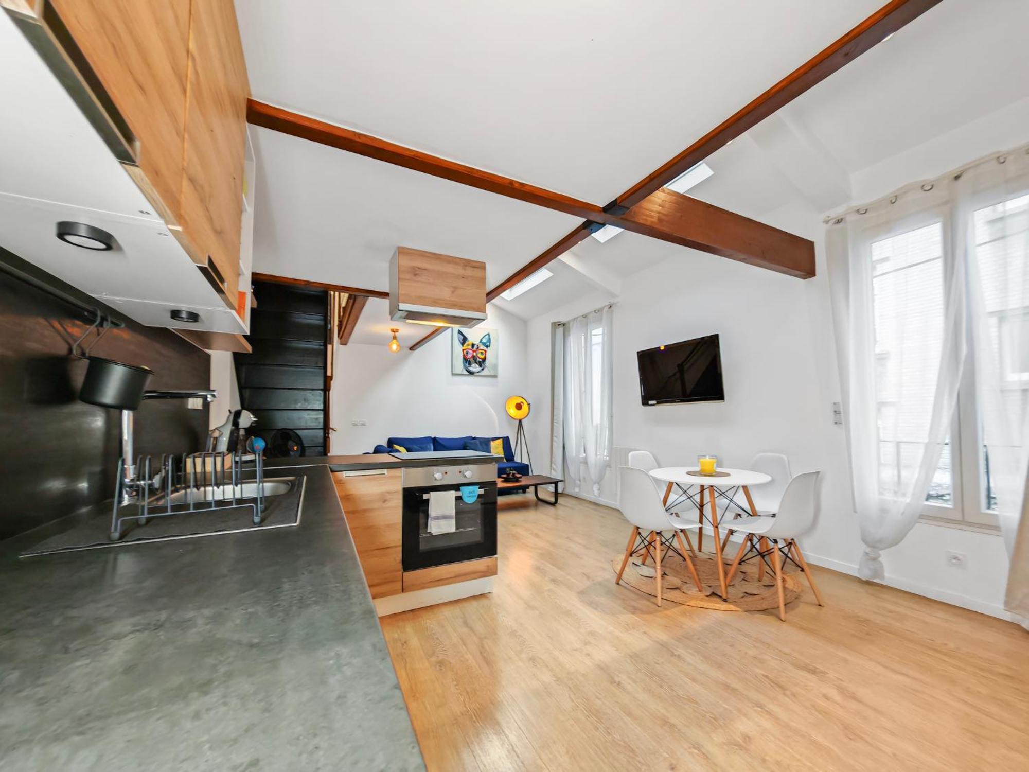 Loft Duplex A 2 Min De Paris - Parking Gratuit Apartment Le Pré-Saint-Gervais Exterior foto